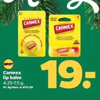 Carmex lip balm