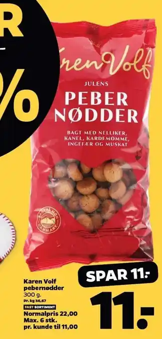 Karen volf pebernødder