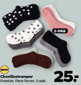 Netto Chenillestrømper tilbud