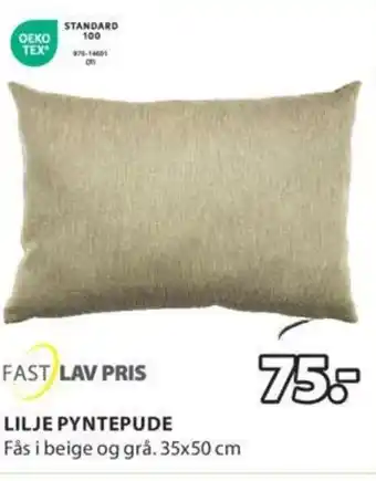 JYSK LILJE PYNTEPUDE tilbud