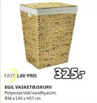 JYSK EGIL VASKETØJSKURV tilbud