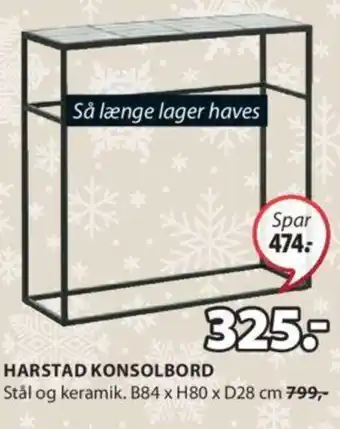 HARSTAD KONSOLBORD