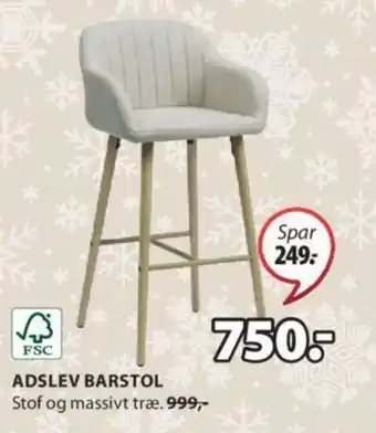 JYSK ADSLEV BARSTOL tilbud