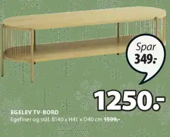 JYSK EGELEV TV-BORD tilbud