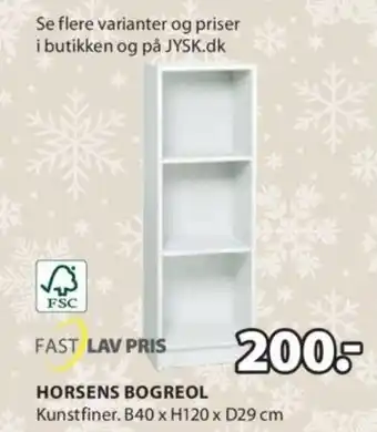 JYSK HORSENS BOGREOL tilbud
