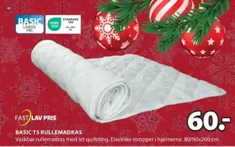 JYSK BASIC T5 RULLEMADRAS tilbud