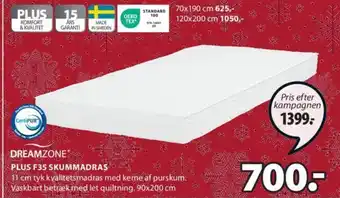 JYSK PLUS F35 SKUMMADRAS tilbud