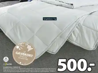 JYSK GJENDETUNGA TYNGDEDYNE tilbud