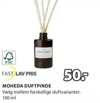 JYSK MOHEDA DUFTPINDE tilbud