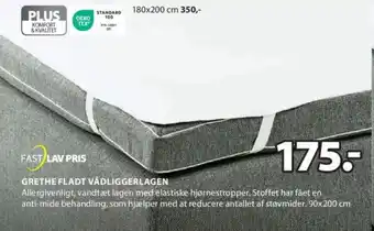 JYSK GRETHE FLADT VÅDLIGGERLAGEN tilbud