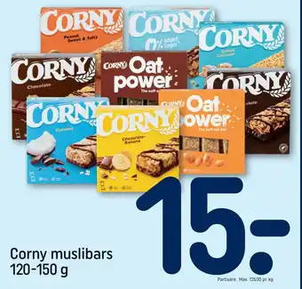 REMA 1000 Corny muslibars 120-150 g tilbud