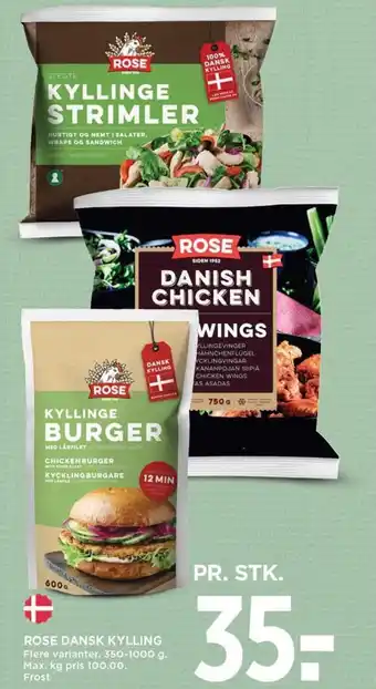 MENY ROSE DANSK KYLLING tilbud