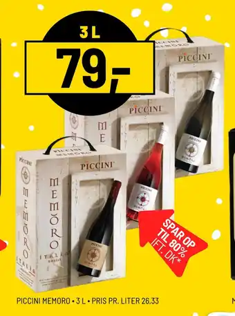 Priss Piccini memoro tilbud