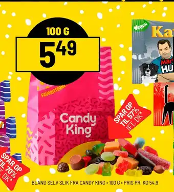Bland selv slik fra candy king