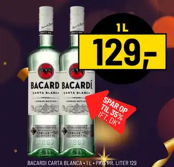 Priss Bacardi carta blanca tilbud
