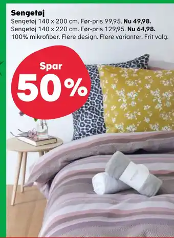 Kvickly Sengetøj tilbud