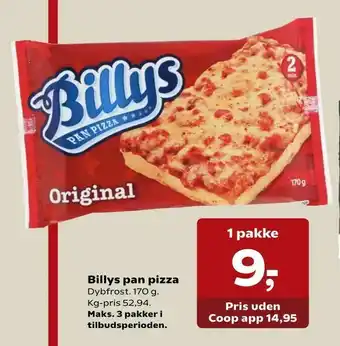 Billys pan pizza