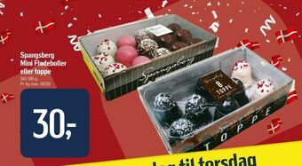 Spangsberg Mini Flødeboller eller toppe