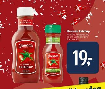 Føtex Beauvais ketchup tilbud