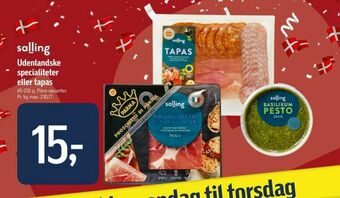 Føtex Udenlandske specialiteter eller tapas tilbud