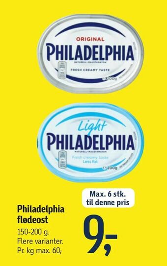Føtex Philadelphia flødeost tilbud