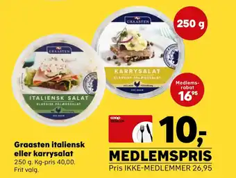SuperBrugsen Graasten italiensk eller karrysalat tilbud