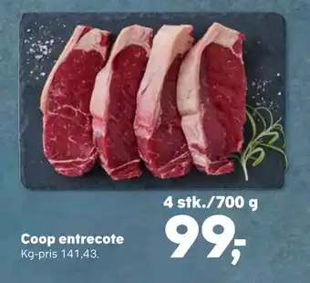 SuperBrugsen Coop entrecote tilbud