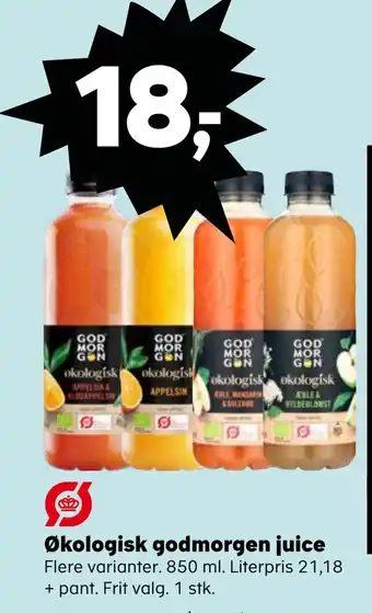 SuperBrugsen Økologisk godmorgen juice tilbud