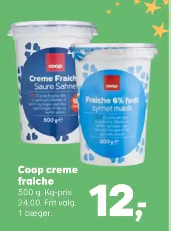 SuperBrugsen Coop creme fraiche tilbud