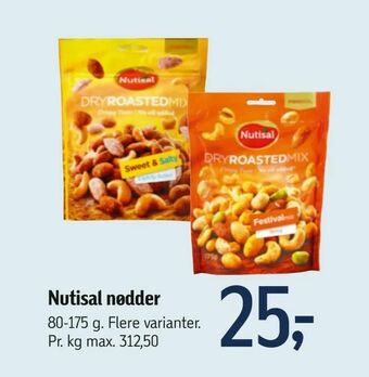 Føtex Nutisal nødder tilbud