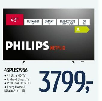 Føtex Philips 43pus7956 tilbud