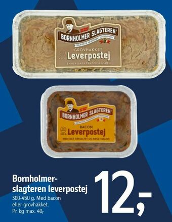 Føtex Bornholmerslagteren leverpostej tilbud