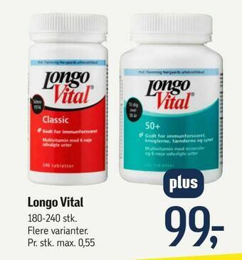 Føtex Longo Vital tilbud