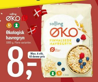 Føtex Økologisk havregryn tilbud