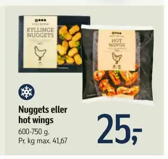 Føtex Nuggets eller hot wings tilbud