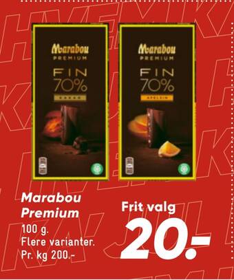 Bilka Marabou premium tilbud