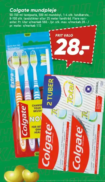 Bilka Colgate mundpleje tilbud