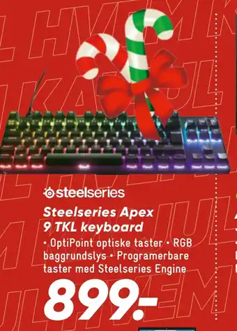 Bilka Steelseries apex 9 tkl keyboard tilbud