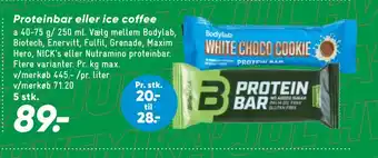 Bilka Proteinbar eller ice coffee tilbud