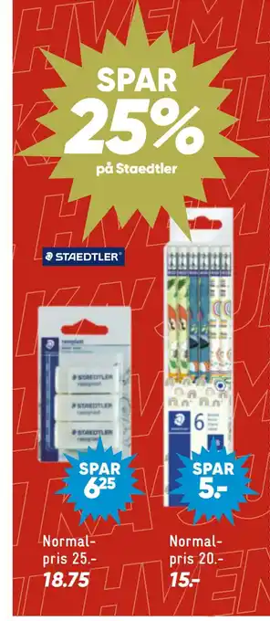 Spar 25% på staedtler