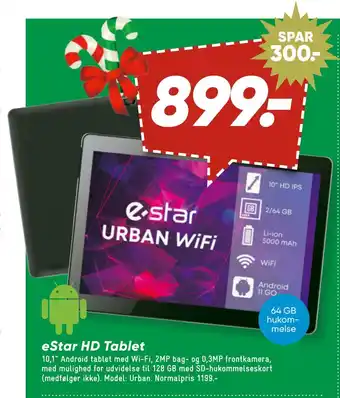 Bilka Estar hd tablet tilbud