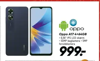 Bilka Oppo a17 4+64gb tilbud