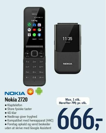Føtex Nokia 2720 tilbud