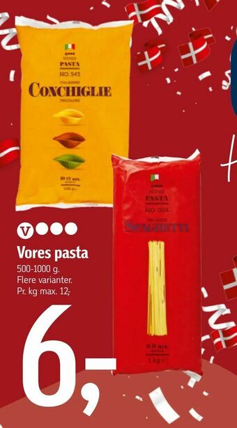 Føtex Vores pasta tilbud