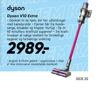 Bilka Dyson v10 extra tilbud