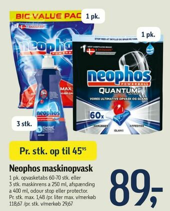 Føtex Neophos maskinopvask tilbud