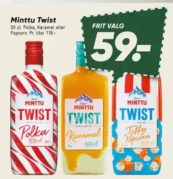 Bilka Minttu twist tilbud