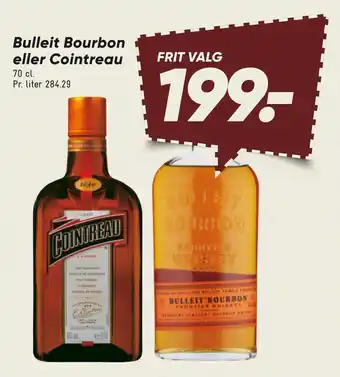 Bulleit bourbon eller cointreau