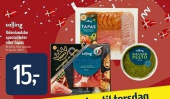Føtex Udenlandske specialiteter eller tapas tilbud