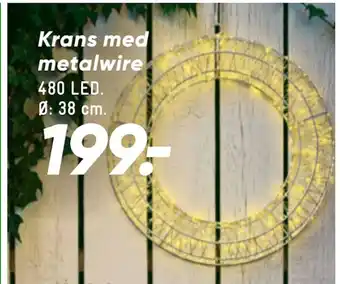 Krans med metalwire